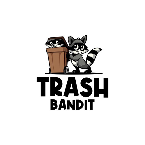 simple logo designs racoon