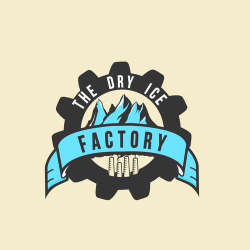 Logo Design for "the dry ice factory"