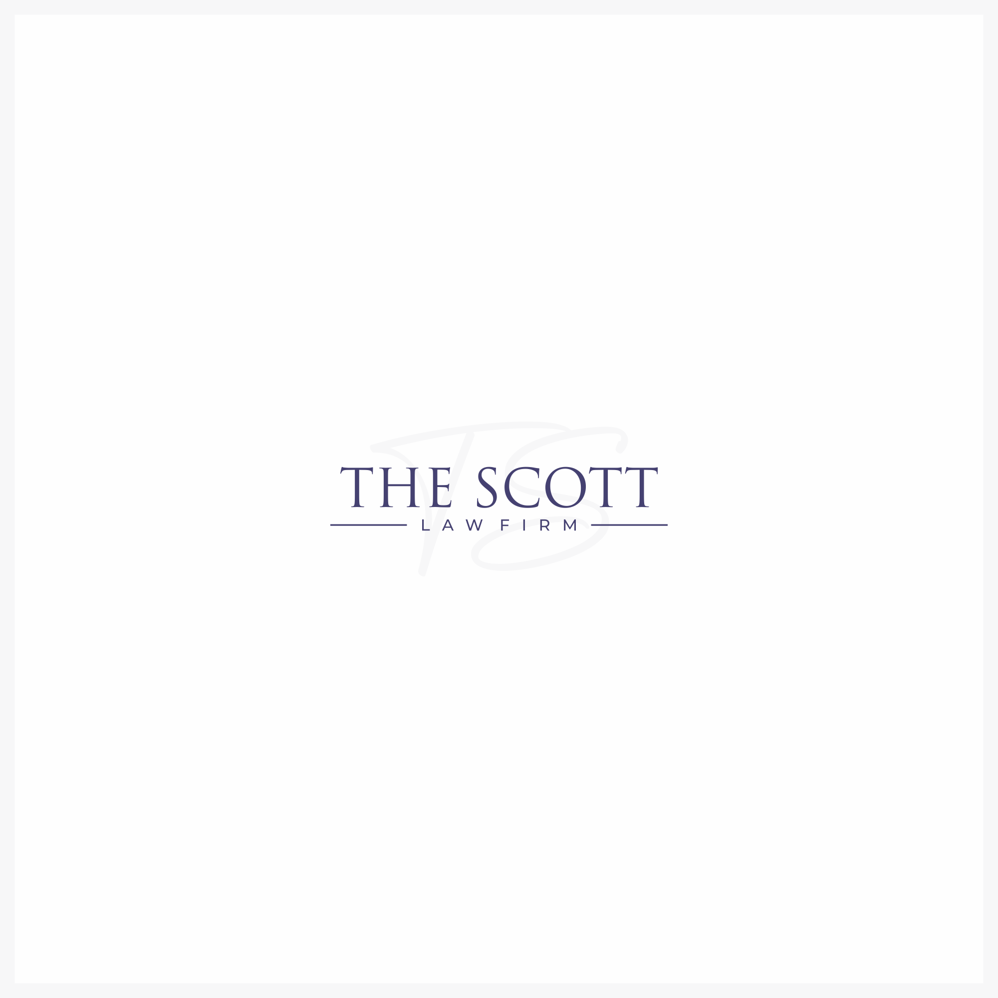 Clean Simple Logo for Law Firm