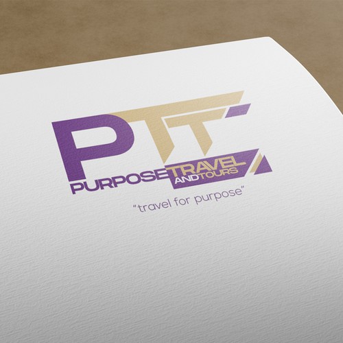 Purpose Travel & Tours Logo Design