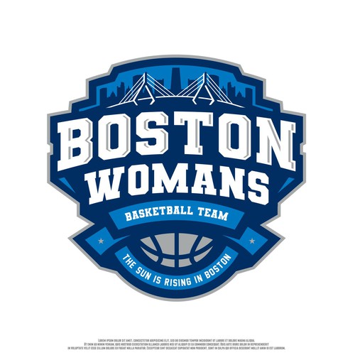 BOSTON WOMANS basketball team