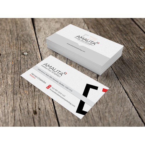 SLEAK AND PROFESSIONAL EMBOSSED BUSINESS CARD