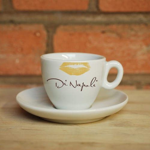 Espresso cups for New Italian coffee distributor. chic and clean design