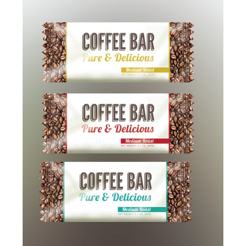 Create a winning logo and package design for a Coffee Energy Bar