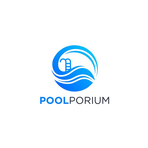 Pool abstract logo