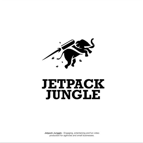 Jetpack Jungle logo design