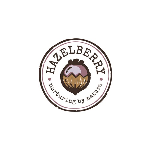HAZELBERRY LOGO - boutique, raw, organic, back to nature food products.