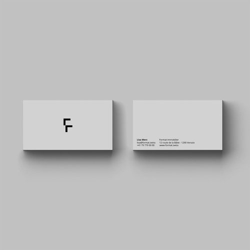 Logo and business card design for FORMAT.