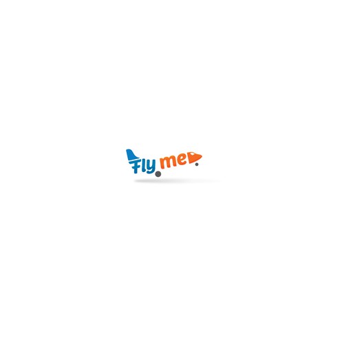 "Fly.me" Concept logo for an online travel agency