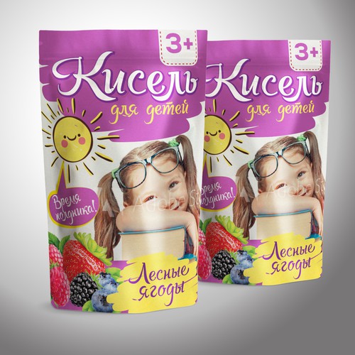 Doy Pack Baby Kissel Packaging