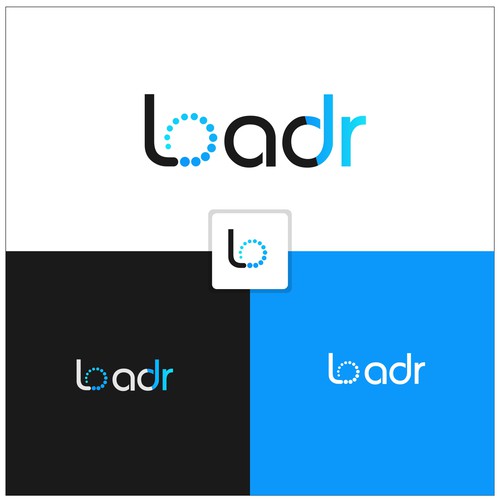 simple modern logo design for loadr