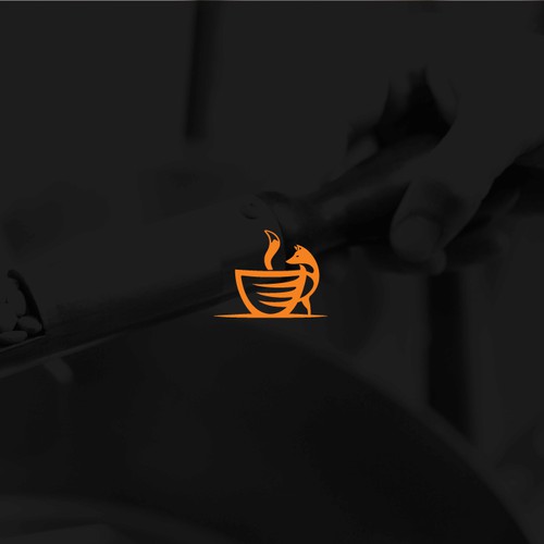 Create a clever logo for a competitive coffee scene.