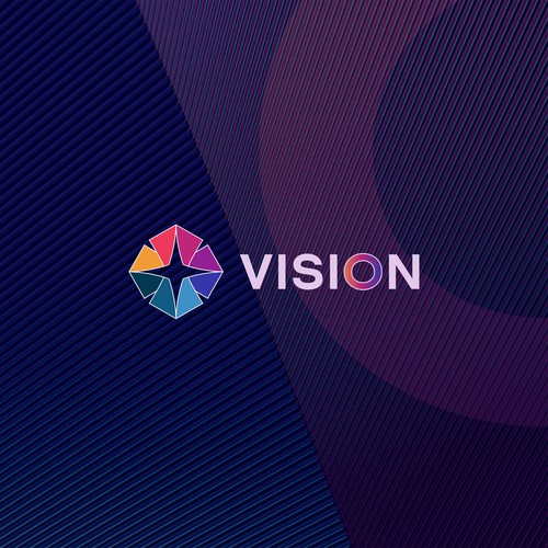 Vision logo branding design