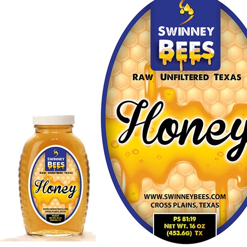 Swinney Bees needs a new product label