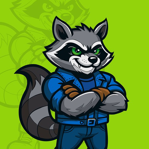 RACCOON MASCOT