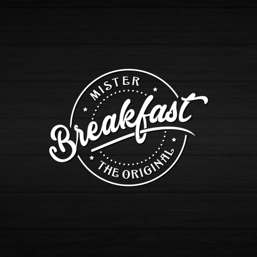 Design a logo and brand for a pop up restaurant in Tulum called Mister Breakfast