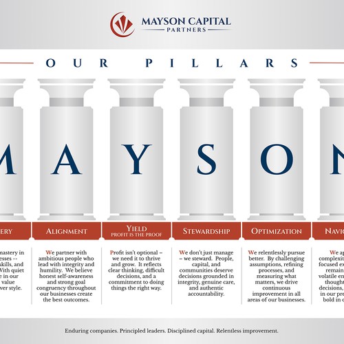 Mayson Capital Partners Pillars Graphic Illustration