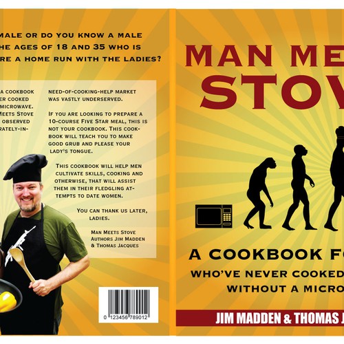 "Man Meets Stove" needs a Book Cover