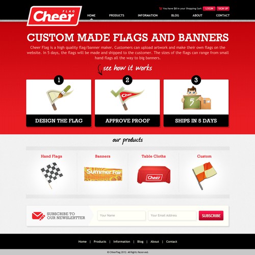 CHEER FLAG