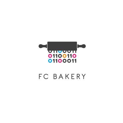 Logo for a tech-bakery