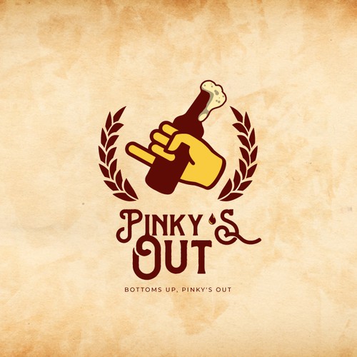 pinky's Out Logo Design