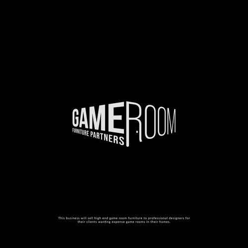 Logo type concept for a game room.