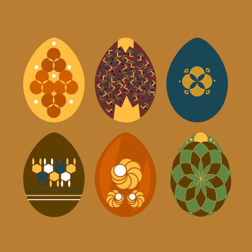 Retro Easter Eggs