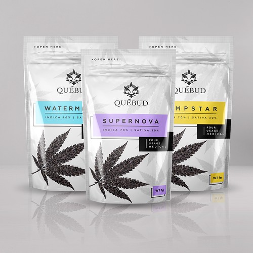 Package design for a Cannabis concentrates company