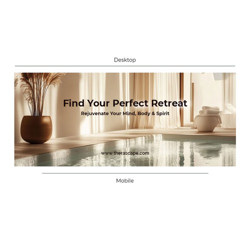 Social media cover for a retreat company