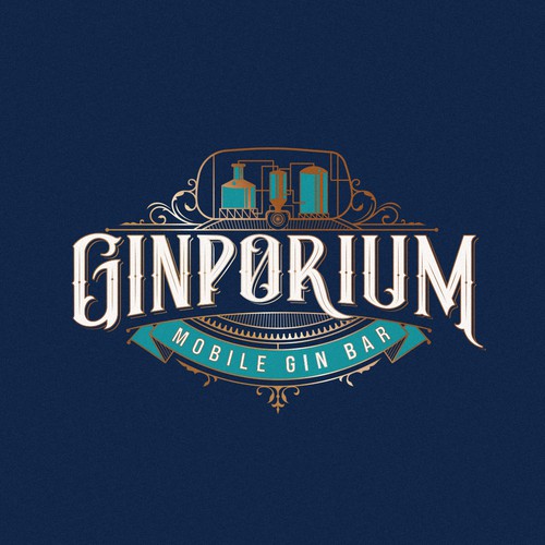 Mobile Gin Bar Logo & Branding Design