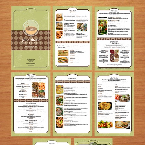 Pho Restaurant Menu