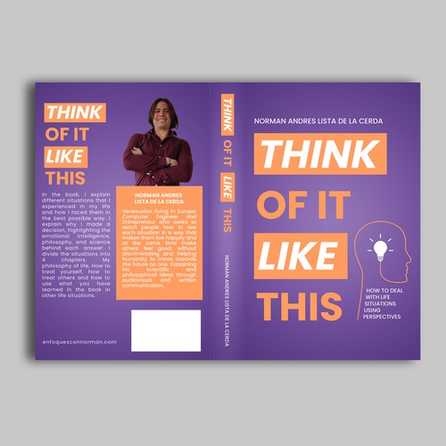 Bold and loud design concept for book cover 