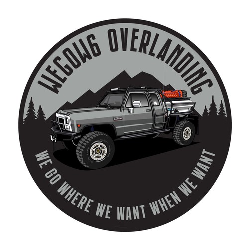 Overlanding Truck Logo