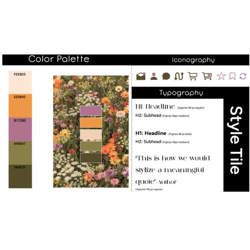 Vibrant & Readable Style Guide for a Trading App