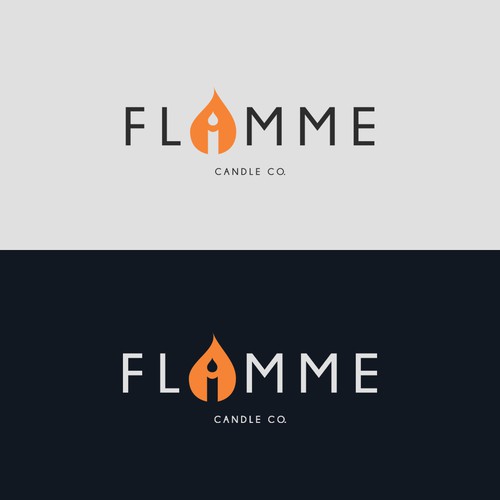 Design concept for a candle selling business.