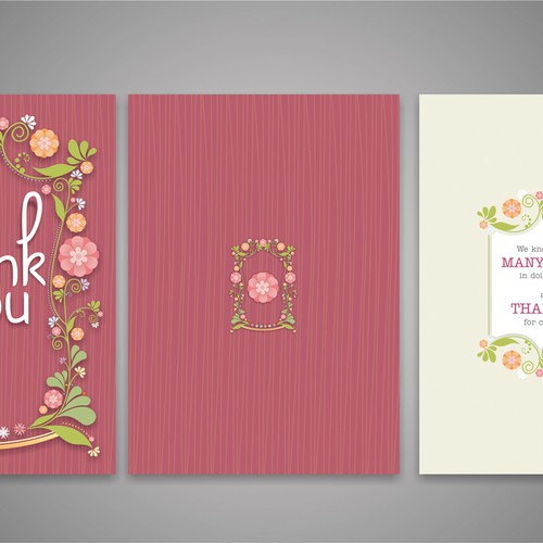 Floral Greeting Card Design - Multiple Winners
