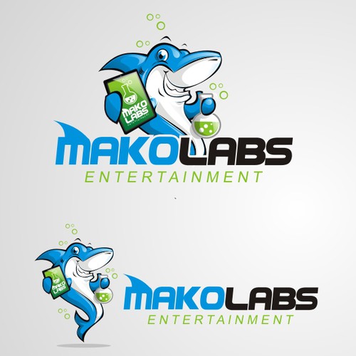 Create a fun and powerful logo with a Mako shark for Mako Labs