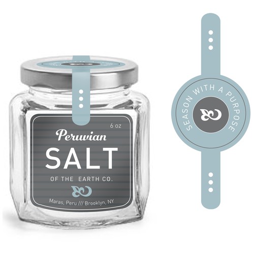 Need an awesome label design for Salt of the Earth Co. - Gourmet Peruvian Salt 