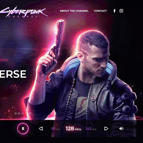 Cyberpunk Radio Channel Fan Made Design