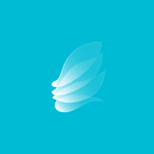 Dermatology, skin care company logo