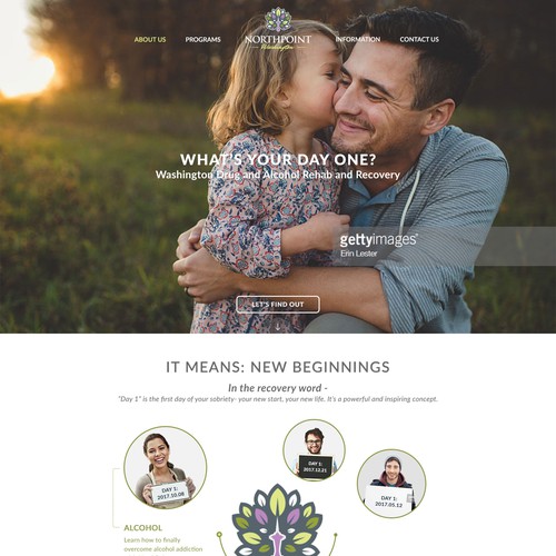 Clean Rehab Clinic Website design