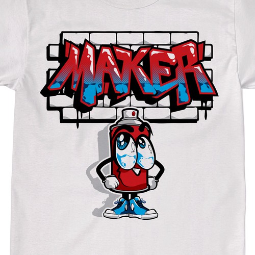 T-shirt design for a Street Graffiti Brand