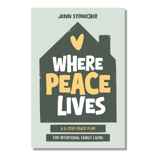 Playful & Bold Cover for a Revolutionary Guide to Right-Sizing Life & Home