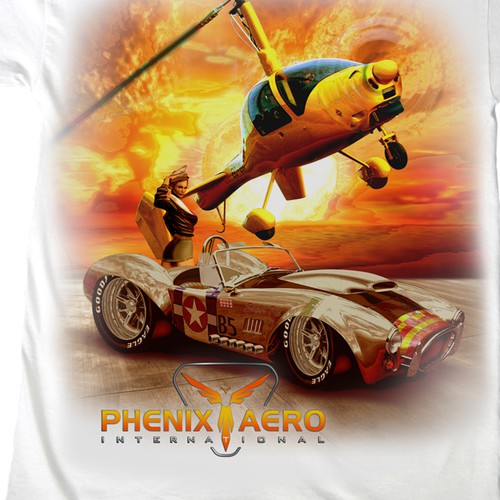 Aerospace company needs eye catching t-shirts!