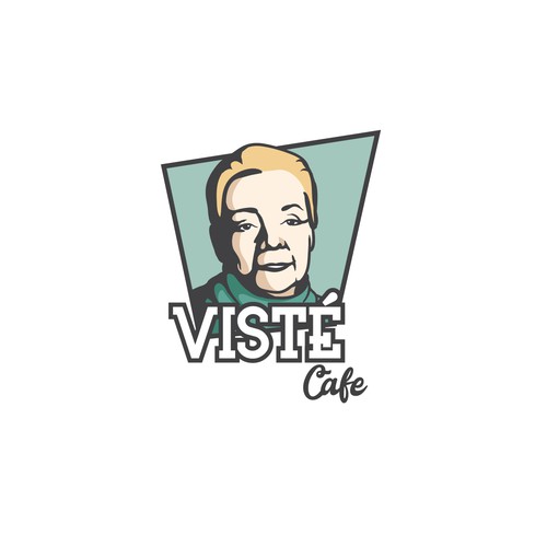 KFC inspirated logo design - VISTE CAFE