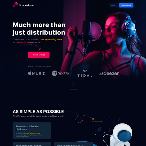 Space Media Website