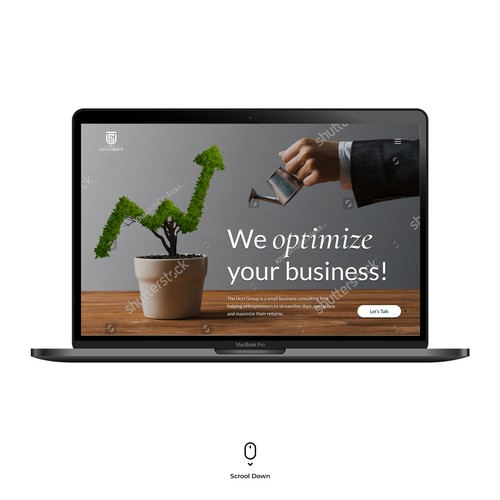 The Ucci Group Website Design Concept 