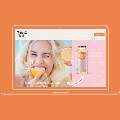 Branding and Website for Juice Up