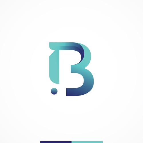 B Modern Initial Logo Design