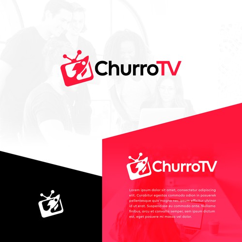 Modern Logo for a Web-Based Video Channel